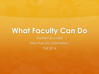 Top 10 Things to Know Your 1st Year 
New Faculty Orientation 
David Echevarria, PhD 
Associate Professor 
Department of Psychology 
 