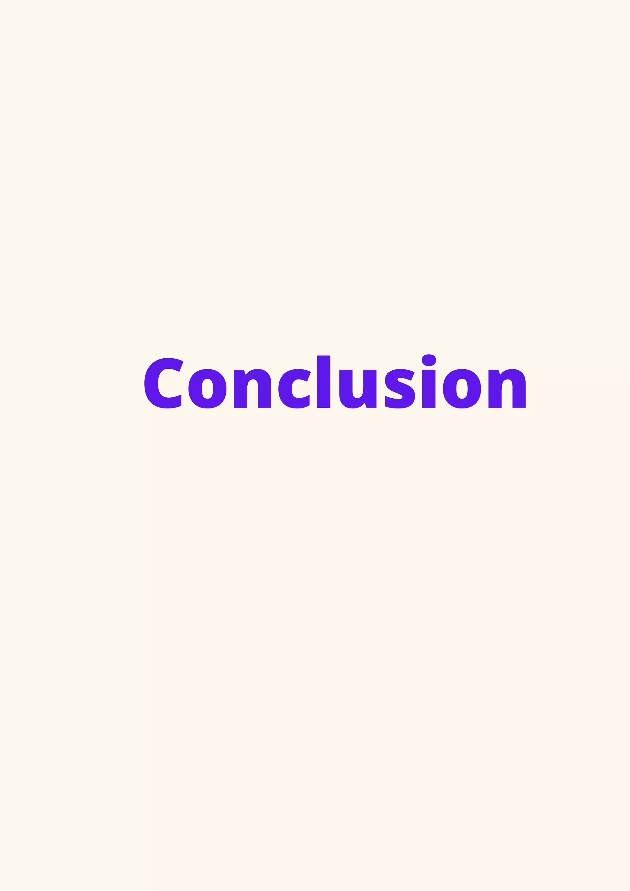 Conclusion


 