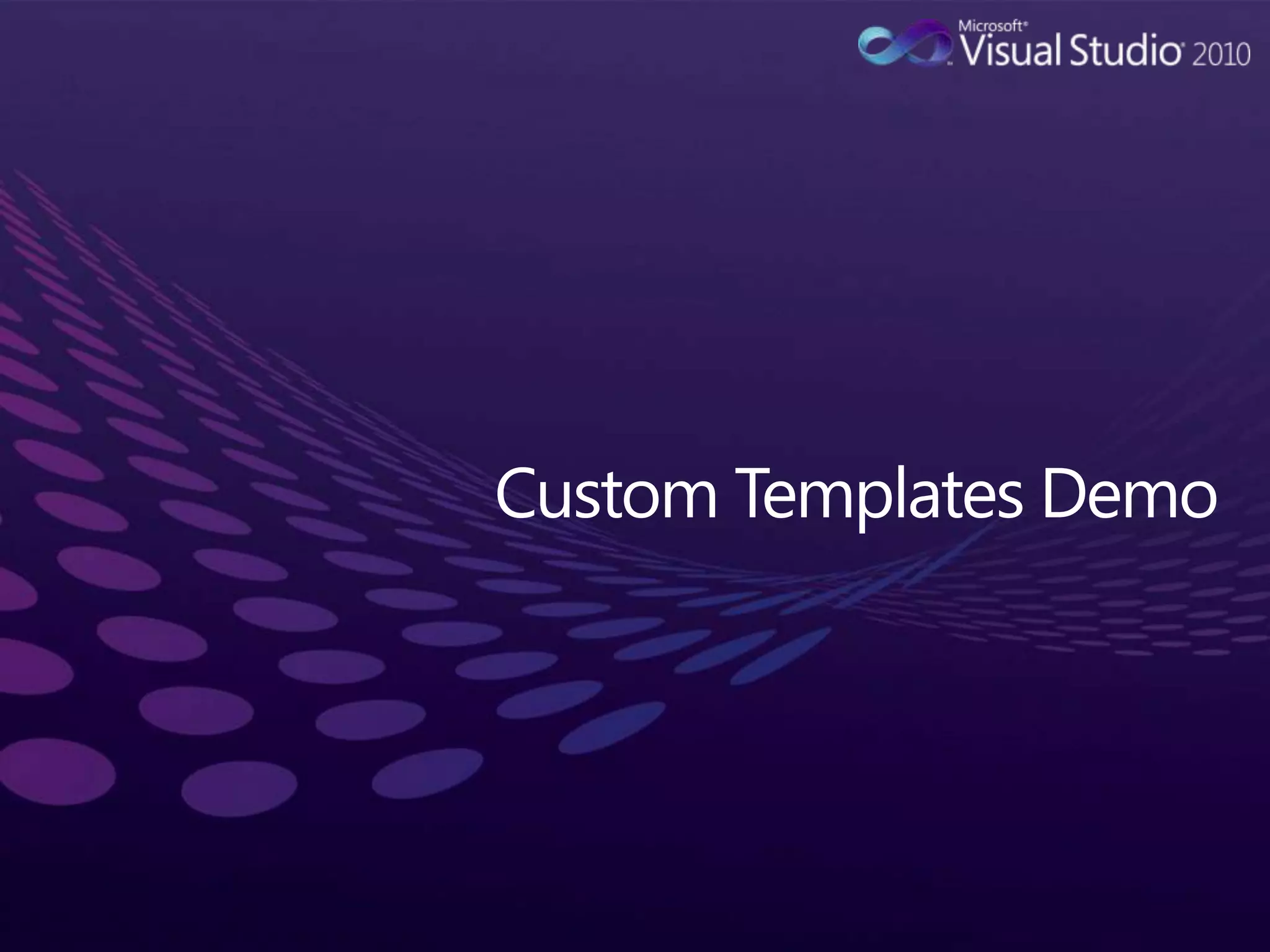 Custom Templates Demo