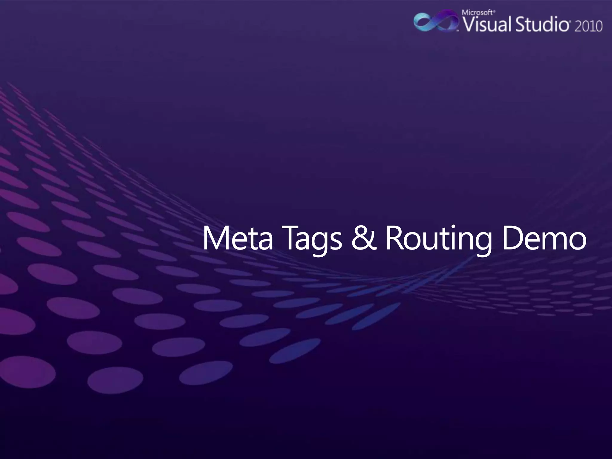 Meta Tags & Routing Demo