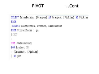 New features of sql server 2005 | PPT