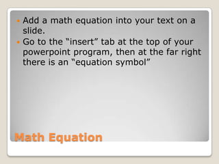 New features on microsoft ppt | PPTX | Computing | Technology & Computing