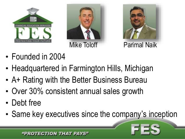 FES Corporate_Overview. Less Than Perfect Credit Or Excessive Debt?