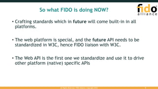 New FIDO Specifications Overview -FIDO Alliance -Tokyo Seminar -Nadalin ...