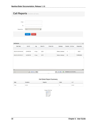 Newﬁes-Dialer Documentation, Release 1.1.0




22                                           Chapter 3. User Guide
 