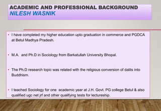 Ph.d presentation | PPTX