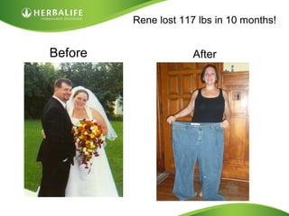 Rene lost 117 lbs in 10 months!


Before               After
 