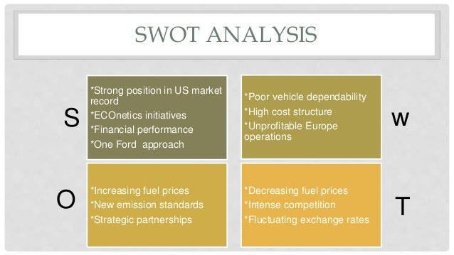 swot analysis of ford Find out how a swot analysis can be used in strategic planning, brainstorming and decision making. swot analysis of ford Find out how a swot analysis can be used in strategic planning, brainstorming and decision making.