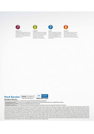 New Ford Endeavour Brochure