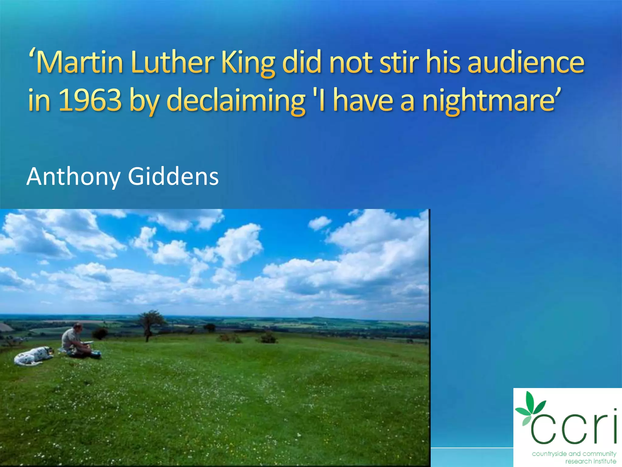 Climate Change & Resilience - A Collective Problem Solving Approach | PPTX