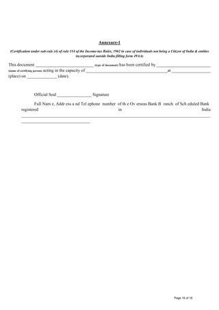 New form 49 a and form 49aa | PDF