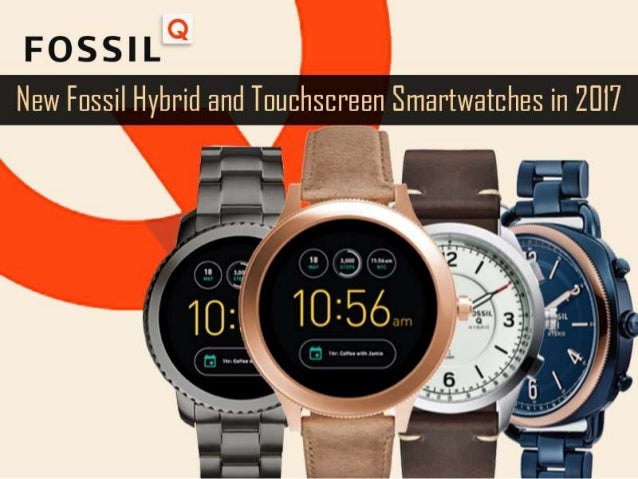 fossil touchscreen smartwatches