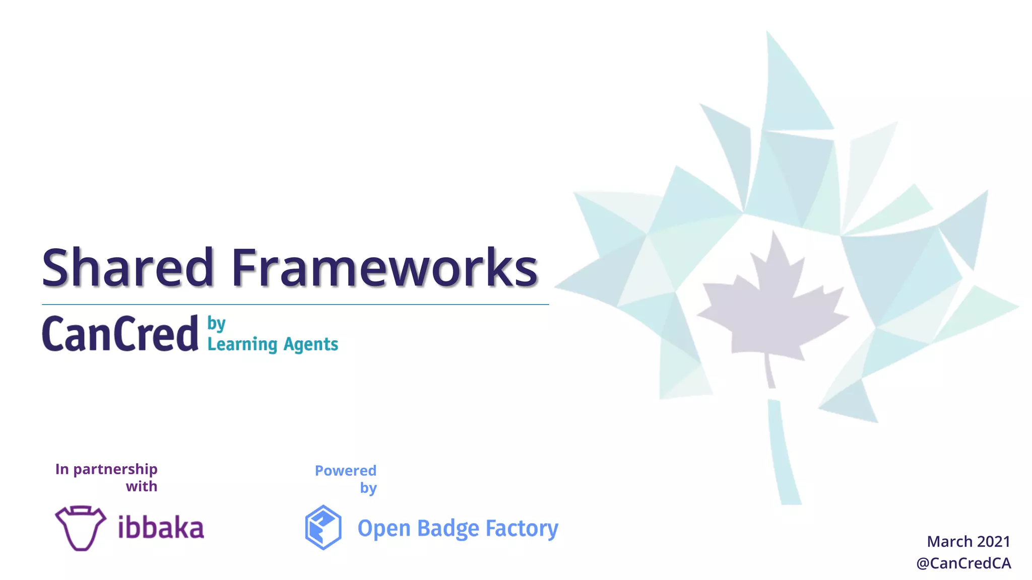 OBF Academy - New framework alignment hub for your badges | PPT