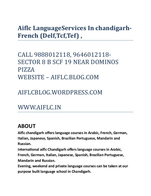 AIFLC foreign language and service