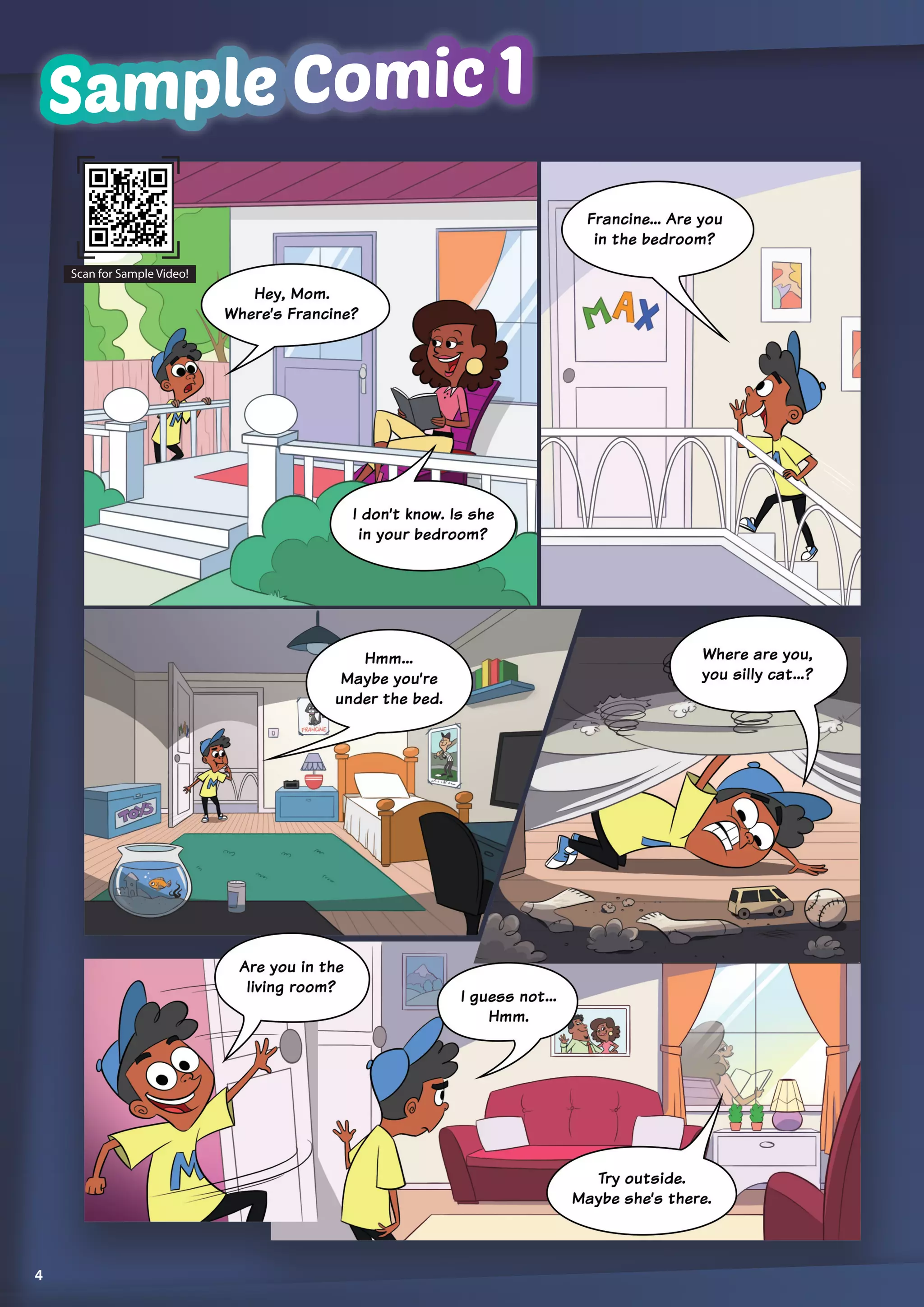 4
Sample Comic 1Sample Comic 1
Scan for Sample Video!
 