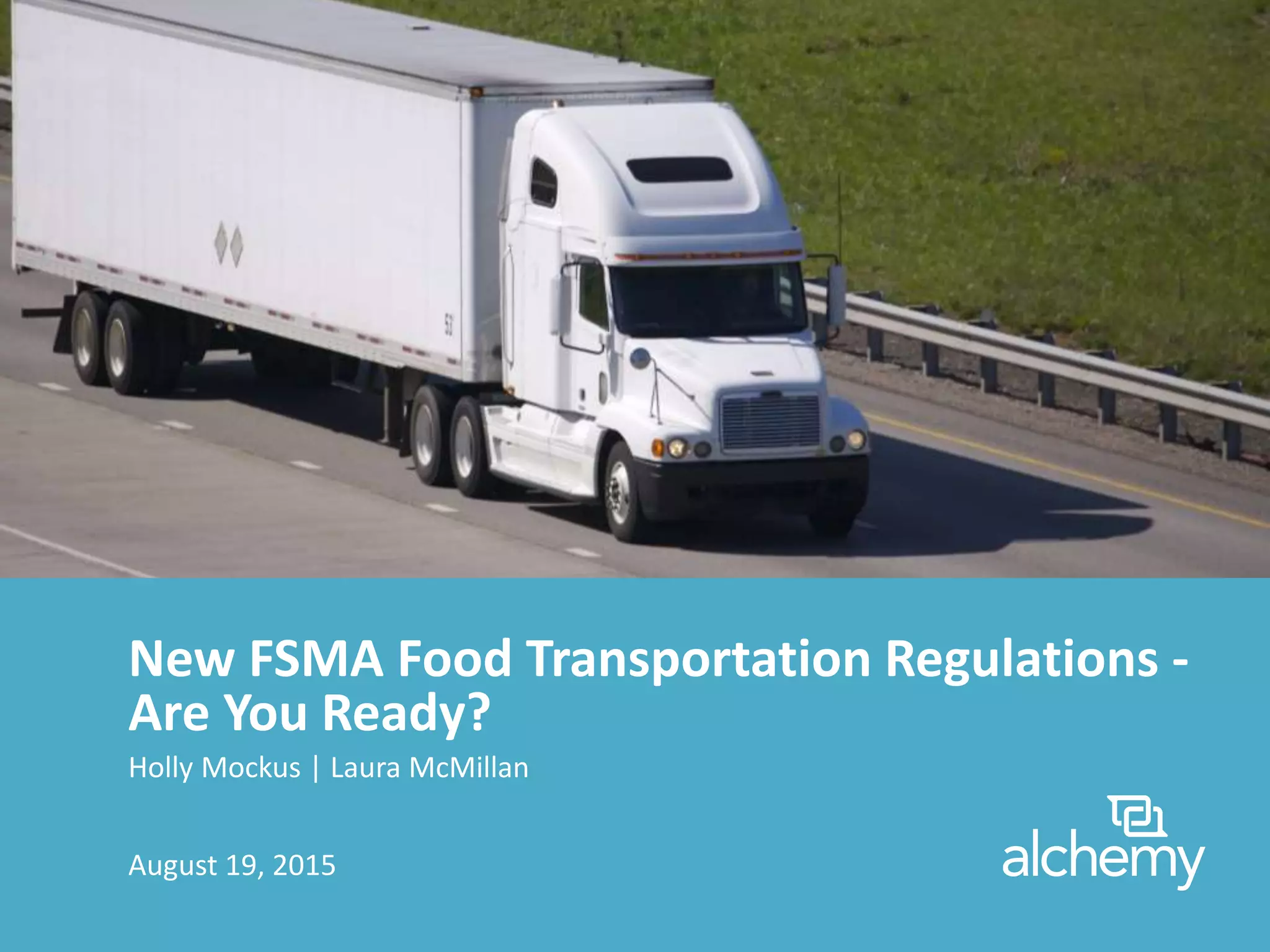 FSM Food Transportation Regulations PPT