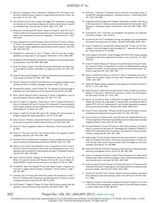 71. Demers C, Ginsberg JS, Hirsh J, Henderson P, Blajchman MA. Thrombosis in anti-
thrombin-III-deﬁcient persons. Report of a large kindred and literature review. Ann
Intern Med 116: 754–761, 1992.
72. Dent JA, Berkowitz SD, Ware J, Kasper CK, Ruggeri ZM. Identiﬁcation of a cleavage
site directing the immunochemical detection of molecular abnormalities in type IIA
von Willebrand factor. Proc Natl Acad Sci USA 87: 6306–6310, 1990.
73. Dhainaut JF, Yan SB, Joyce DE, Pettila V, Basson B, Brandt JT, Sundin DP, Levi M.
Treatment effects of drotrecogin alfa (activated) in patients with severe sepsis with or
without overt disseminated intravascular coagulation. J Thromb Haemost 2: 1924–
1933, 2004.
74. Disse J, Petersen HH, Larsen KS, Persson E, Esmon N, Esmon CT, Teyton L, Petersen
LC, Ruf W. The endothelial protein C receptor supports tissue factor ternary coagu-
lation initiation complex signaling through protease-activated receptors. J Biol Chem
286: 5756–5767, 2011.
75. Dorﬂeutner A, Hintermann E, Tarui T, Takada Y, Ruf W. Cross-talk of integrin
alpha3beta1 and tissue factor in cell migration. Mol Biol Cell 15: 4416–4425, 2004.
76. Dorﬂeutner A, Ruf W. Regulation of tissue factor cytoplasmic domain phosphorylation
by palmitoylation. Blood 102: 3998–4005, 2003.
77. Drake TA, Cheng J, Chang A, Taylor FB Jr. Expression of tissue factor, thrombomodu-
lin, and E-selectin in baboons with lethal E. coli sepsis. Am J Pathol 142: 1458–1470,
1993.
78. Drake TA, Morrissey JH, Edgington TS. Selective cellular expression of tissue factor in
human tissues. Am J Pathol 134: 1087–1097, 1989.
79. Dubois C, Atkinson B, Furie BA, Furie B. Real-time in vivo imaging of platelets during
thrombus formation. In: Platelets. Burlington: Academic, 2007, p. 611–626.
80. Dudzinski DM, Igarashi J, Greif D, Michel TM. The regulation and pharmacology of
endothelial nitric oxide synthases. Annu Rev Pharmacol Toxicol 46: 235–276, 2005.
81. Eckle I, Seitz R, Egbring R, Kolb G, Havemann K. Protein C degradation in vitro by
neutrophil elastase. Biol Chem Hoppe Seyler 372: 1007–1013, 1991.
82. Elvers M, Stegner D, Hagedorn I, Kleinschnitz C, Braun A, Kuijpers ME, Boesl M,
Chen Q, Heemskerk JW, Stoll G, Frohman MA, Nieswandt B. Impaired alpha(IIb)
beta(3) integrin activation and shear-dependent thrombus formation in mice lacking
phospholipase D1. Sci Signal 3: ra1, 2010.
83. Emsley J, Knight CG, Farndale RW, Barnes MJ, Liddington RC. Structural basis of
collagen recognition by integrin alpha2beta1. Cell 101: 47–56, 2000.
84. Erlich J, Fearns C, Mathison J, Ulevitch RJ, Mackman N. Lipopolysaccharide induction
of tissue factor expression in rabbits. Infection Immunity 67: 2540–2546, 1999.
85. Esmon CT. Role of coagulation inhibitors in inﬂammation. Thromb Haemost 86: 51–
56, 2001.
86. Esmon CT. The roles of protein C and thrombomodulin in the regulation of blood
coagulation. J Biol Chem 264: 4743–4746, 1989.
87. Essex DW, Chen K, Swiatkowska M. Localization of protein disulﬁde isomerase to the
external surface of the platelet plasma membrane. Blood 86: 2168–2173, 1995.
88. Falati S, Liu Q, Gross P, Merrill-Skoloff G, Chou J, Vandendries E, Celi A, Croce K,
Furie BC, Furie B. Accumulation of tissue factor into developing thrombi in vivo is
dependent upon microparticle P-selectin glycoprotein ligand 1 and platelet P-selectin.
J Exp Med 197: 1585–1598, 2003.
89. Falati S, Patil S, Gross PL, Stapleton M, Merrill-Skoloff G, Barrett NE, Pixton KL,
Weiler H, Cooley B, Newman DK, Newman PJ, Furie BC, Furie B, Gibbins JM.
Platelet PECAM-1 inhibits thrombus formation in vivo. Blood 107: 535–541, 2006.
90. Farndale RW, Slatter DA, Siljander PR, Jarvis GE. Platelet receptor recognition and
cross-talk in collagen-induced activation of platelets. J Thromb Haemost 5 Suppl 1:
220–229, 2007.
91. Faust SN, Levin M, Harrison OB, Goldin RD, Lockhart MS, Kondaveeti S, Laszik Z,
Esmon CT, Heyderman RS. Dysfunction of endothelial protein C activation in severe
meningococcal sepsis. N Engl J Med 345: 408–416, 2001.
92. Fay PJ, Beattie T, Huggins CF, Regan LM. Factor VIIIa A2 subunit residues 558–565
represent a factor IXa interactive site. J Biol Chem 269: 20522–20527, 1994.
93. Feistritzer C, Riewald M. Endothelial barrier protection by activated protein C
through PAR1-dependent sphingosine 1-phosphate receptor-1 crossactivation. Blood
105: 3178–3184, 2005.
94. Finigan JH, Dudek SM, Singleton PA, Chiang ET, Jacobson JR, Camp SM, Ye SQ, Garcia
JG. Activated protein C mediates novel lung endothelial barrier enhancement: role of
sphingosine 1-phosphate receptor transactivation. J Biol Chem 280: 17286–17293,
2005.
95. Freyssinet JM, Toti F. Formation of procoagulant microparticles and properties.
Thromb Res 125 Suppl 1: S46–48, 2010.
96. Fukudome K, Esmon CT. Identiﬁcation, cloning, and regulation of a novel endothelial
cell protein C/activated protein C receptor. J Biol Chem 269: 26486–26491, 1994.
97. Fung CY, Brearley CA, Farndale RW, Mahaut-Smith MP. A major role for P2X1
receptors in the early collagen-evoked intracellular Ca2ϩ
responses of human plate-
lets. Thromb Haemost 94: 37–40, 2005.
98. Furlan-Freguia C, Marchese P, Gruber A, Ruggeri ZM, Ruf W. P2X7 receptor signaling
contributes to tissue factor-dependent thrombosis in mice. J Clin Invest 121: 2932–
2944, 2011.
99. Furlan M, Robles R, Galbusera M, Remuzzi G, Kyrle PA, Brenner B, Krause M, Schar-
rer I, Aumann V, Mittler U, Solenthaler M, Lammle B. von Willebrand factor-cleaving
protease in thrombotic thrombocytopenic purpura and the hemolytic-uremic syn-
drome. N Engl J Med 339: 1578–1584, 1998.
100. Ghosh S, Pendurthi UR, Steinoe A, Esmon CT, Rao LV. Endothelial cell protein C
receptor acts as a cellular receptor for factor VIIa on endothelium. J Biol Chem 282:
11849–11857, 2007.
101. Gibbins JM. Platelet adhesion signalling and the regulation of thrombus formation. J
Cell Sci 117: 3415–3425, 2004.
102. Giesen PL, Rauch U, Bohrmann B, Kling D, Roqué M, Fallon JT, Badimon JJ, Himber J,
Riederer M, Nemerson Y. Blood-borne tissue factor: another view of thrombosis.
Proc Natl Acad Sci USA 96: 2311–2315, 1999.
103. Gilio K, van Kruchten R, Braun A, Berna-Erro A, Feijge MA, Stegner D, van der
Meijden PE, Kuijpers MJ, Varga-Szabo D, Heemskerk JW, Nieswandt B. Roles of
platelet STIM1 and Orai1 in glycoprotein VI- and thrombin-dependent procoagulant
activity and thrombus formation. J Biol Chem 285: 23629–23638, 2010.
104. Girard TJ, Tuley E, Broze GJ Jr. TFPIbeta is the GPI-anchored TFPI isoform on human
endothelial cells and placental microsomes. Blood 119: 1256–1262, 2012.
105. Girard TJ, Warren LA, Novotny WF, Likert KM, Brown SG, Miletich JP, Broze GJ Jr.
Functional signiﬁcance of the Kunitz-type inhibitory domains of lipoprotein-associated
coagulation inhibitor. Nature 338: 518–520, 1989.
106. Glynn RJ, Danielson E, Fonseca FA, Genest J, Gotto AM Jr, Kastelein JJ, Koenig W,
Libby P, Lorenzatti AJ, MacFadyen JG, Nordestgaard BG, Shepherd J, Willerson JT,
Ridker PM. A randomized trial of rosuvastatin in the prevention of venous thrombo-
embolism. N Engl J Med 360: 1851–1861, 2009.
107. Goldin-Lang P, Tran QV, Fichtner I, Eisenreich A, Antoniak S, Schulze K, Coupland SE,
Poller W, Schultheiss HP, Rauch U. Tissue factor expression pattern in human non-
small cell lung cancer tissues indicate increased blood thrombogenicity and tumor
metastasis. Oncol Rep 20: 123–128, 2008.
108. Greeno EW, Bach RR, Moldow CF. Apoptosis is associated with increased cell surface
tissue factor procoagulant activity. Lab Invest 75: 281–289, 1996.
109. Gruner S, Prostredna M, Schulte V, Krieg T, Eckes B, Brakebusch C, Nieswandt B.
Multiple integrin-ligand interactions synergize in shear-resistant platelet adhesion at
sites of arterial injury in vivo. Blood 102: 4021–4027, 2003.
110. Gu JM, Crawley JT, Ferrell G, Zhang F, Li W, Esmon NL, Esmon CT. Disruption of the
endothelial cell protein C receptor gene in mice causes placental thrombosis and early
embryonic lethality. J Biol Chem 277: 43335–43343, 2002.
111. Hackeng TM, Sere KM, Tans G, Rosing J. Protein S stimulates inhibition of the tissue
factor pathway by tissue factor pathway inhibitor. Proc Natl Acad Sci USA 103: 3106–
3111, 2006.
112. Hagiwara S, Iwasaka H, Matsumoto S, Hasegawa A, Yasuda N, Noguchi T. In vivo and
in vitro effects of the anticoagulant, thrombomodulin, on the inﬂammatory response
in rodent models. Shock 33: 282–288, 2010.
VERSTEEG ET AL.
352 Physiol Rev • VOL 93 • JANUARY 2013 • www.prv.org
Downloaded from www.physiology.org/journal/physrev by ${individualUser.givenNames} ${individualUser.surname} (177.228.042.146) on February 11, 2018.
Copyright © 2013 American Physiological Society. All rights reserved.
 