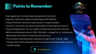 FXDIG.COM SOCIAL Online Earning Platform