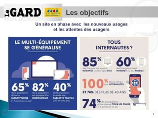 7
Un site en phase avec les nouveaux usages
et les attentes des usagers
 