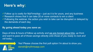 MyFirmsApp Live Product Demo UK