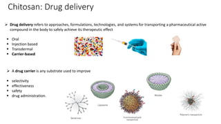 Chitosan: A versatile tool for drug and gene delivery | PPTX