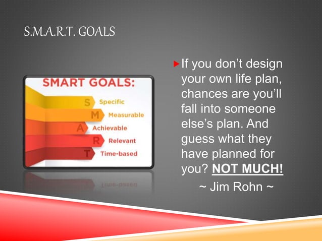 Simple Goal Setting | PPTX