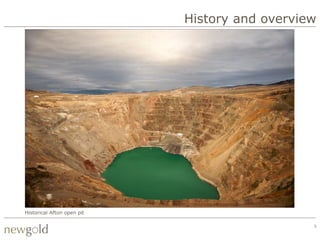 History and overview




Historical Afton open pit

                                               5
 