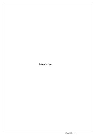 Page NO: 11
Introduction
 