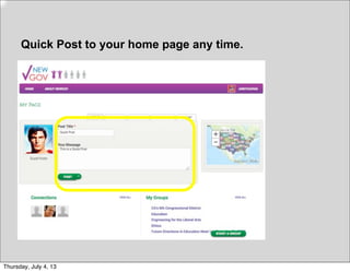 Quick Post to your home page any time.
Thursday, July 4, 13
 