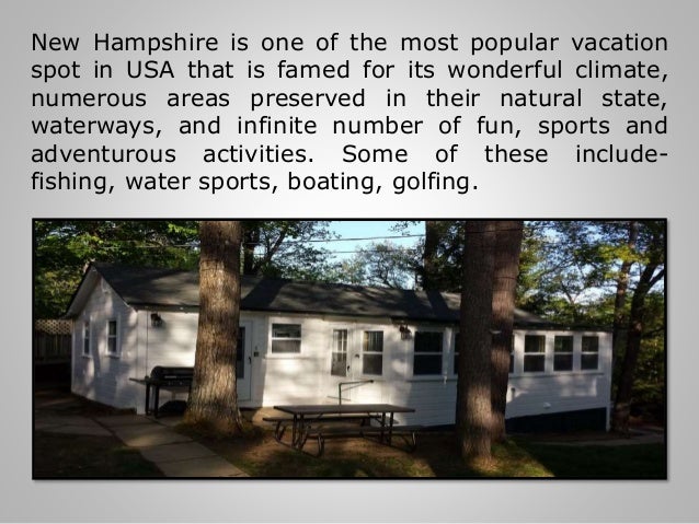 New Hampshire Vacation Cottage Rentals By Owner