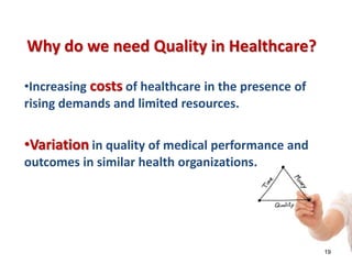 Healthcare Quality: Basic concepts 