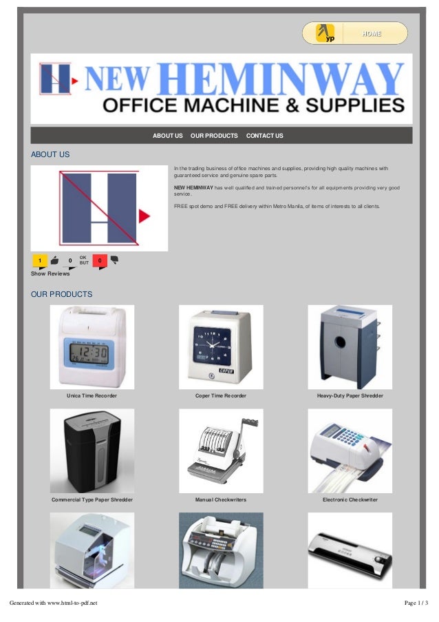 office machines