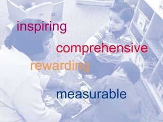 inspiring rewarding comprehensive measurable 