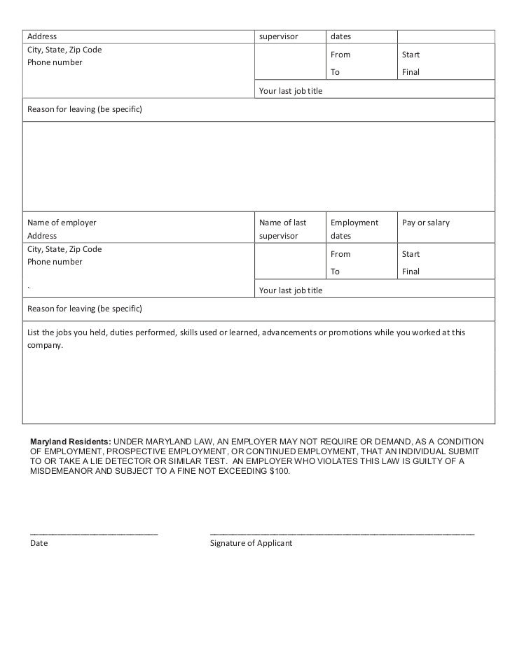 employment packet template