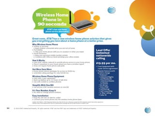 © 2010 AT&T Intellectual Property. All rights reserved. AT&T and the AT&T logo are trademarks of AT&T Intellectual Property.94
 