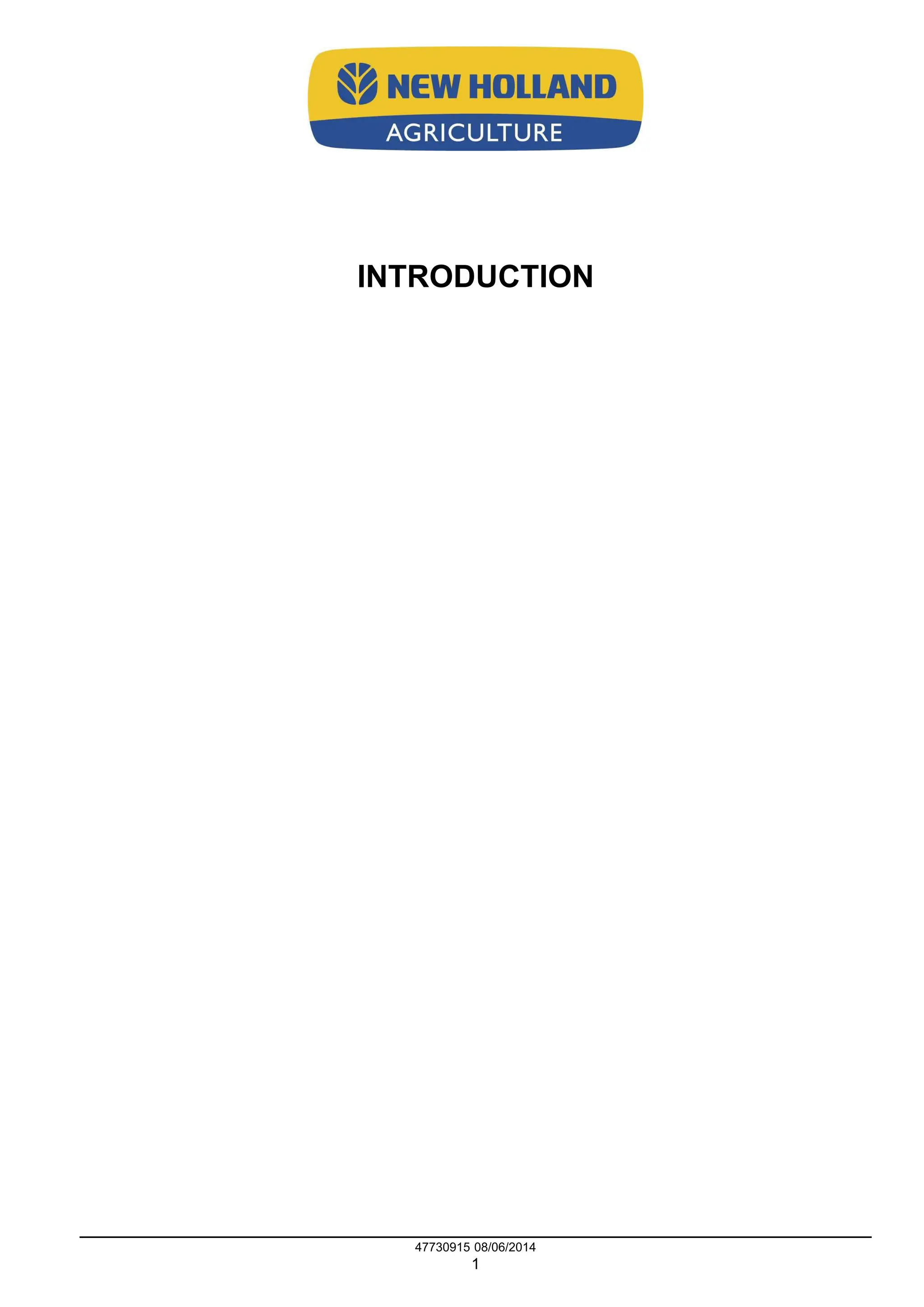 INTRODUCTION
47730915 08/06/2014
1
Find manuals at https://best-manuals.com
 