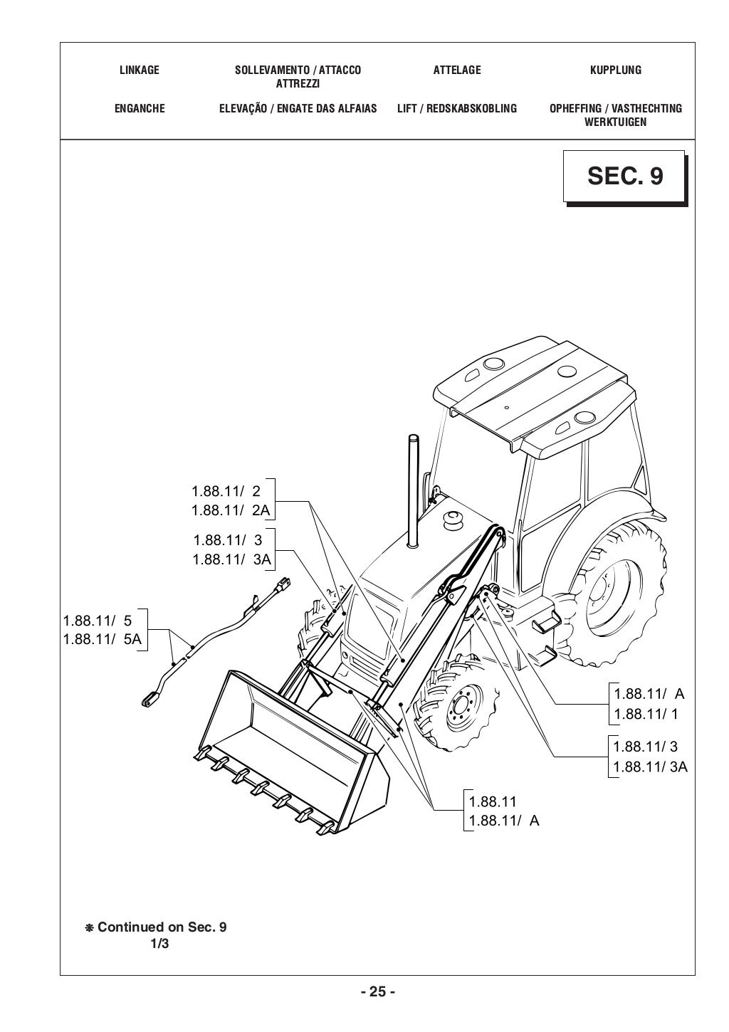 New holland b110 backhoe loader parts catalogue manual