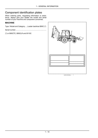 New Holland B95C B95CTC B95CLR B95CLR Operator Manual | PDF