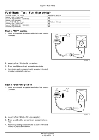 New holland boomer 40 cab compact tractor service repair manual | PDF