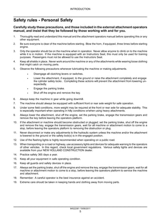 New holland c232 200 series compact track loader service repair manual