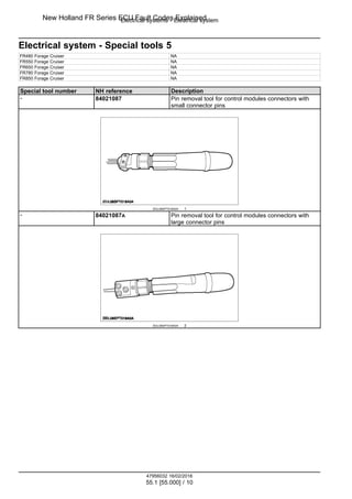 Nh Code Explained New Holland FR Series ECU Fault Codes Explained | PDF