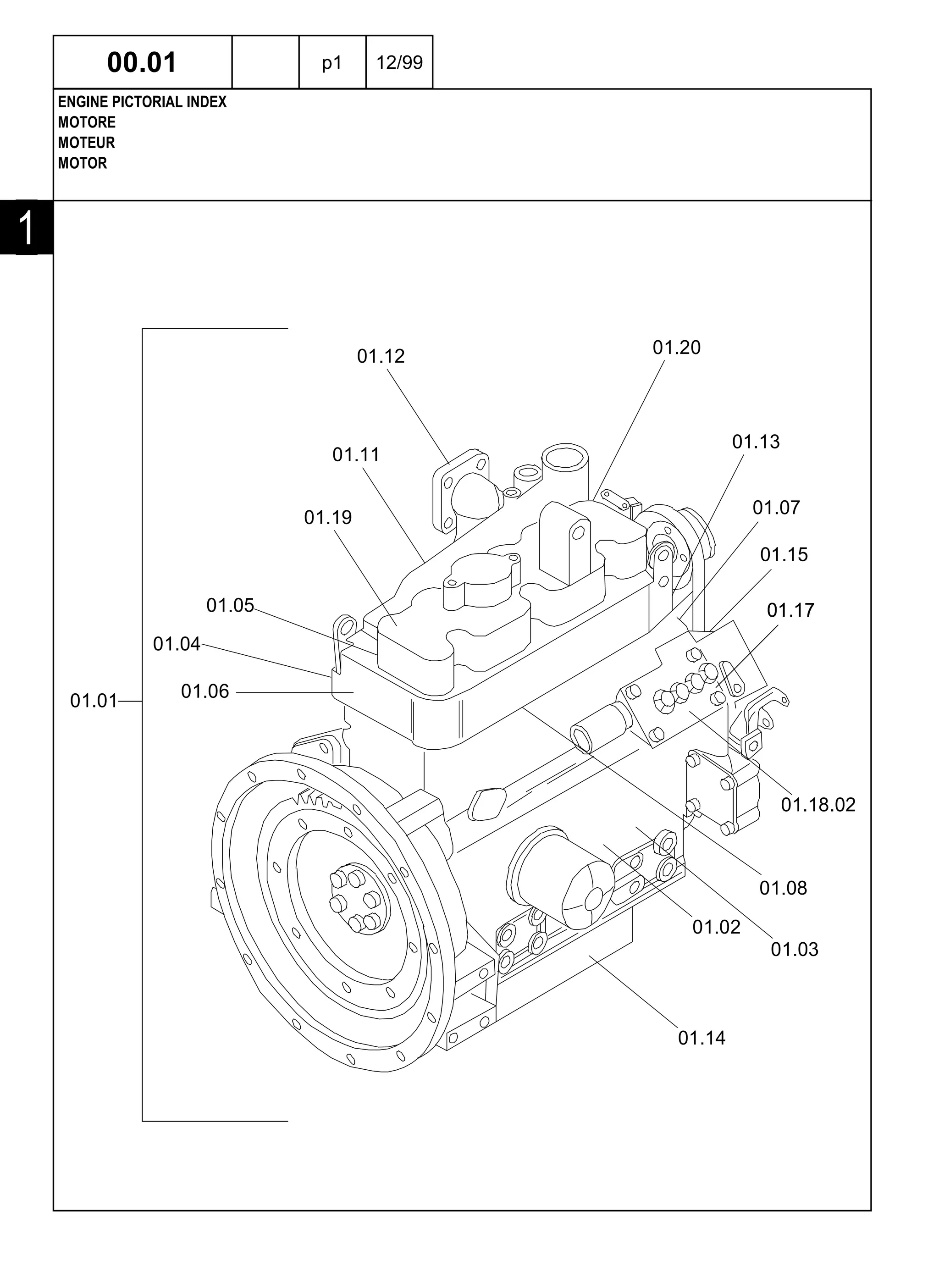 New Holland LS150 Skid Steer Loader Parts Catalogue Manual.pdf