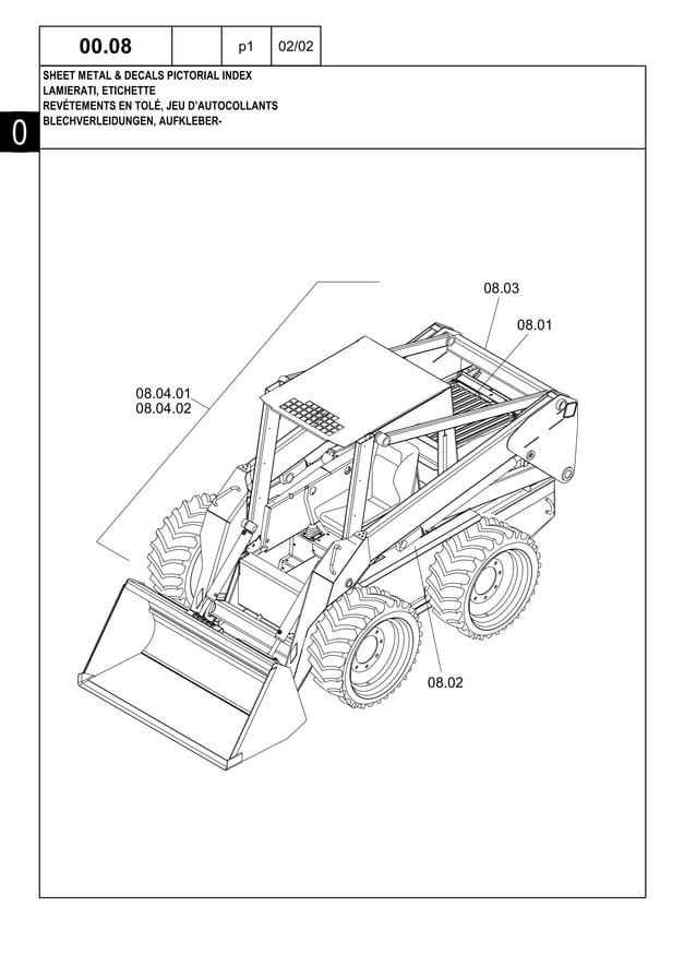 New Holland LS170 Skid Steer Loader Parts Catalogue Manual.pdf