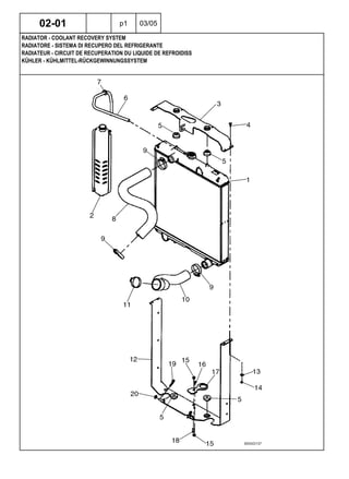 Ls180 Radiator New Holland LS180.B Skid Steer Loader Parts Catalogue Manual.pdf