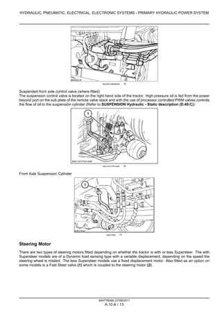 New holland t7.210 power command tractor service repair manual