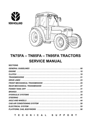 New Holland TN95FA Tractor Service Repair Manual.pdf