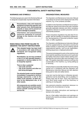 Life W60 New holland w50 wheel loader service repair manual | PDF