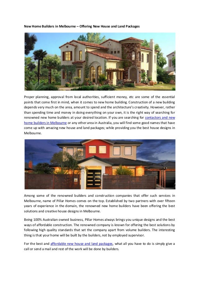 new home builders