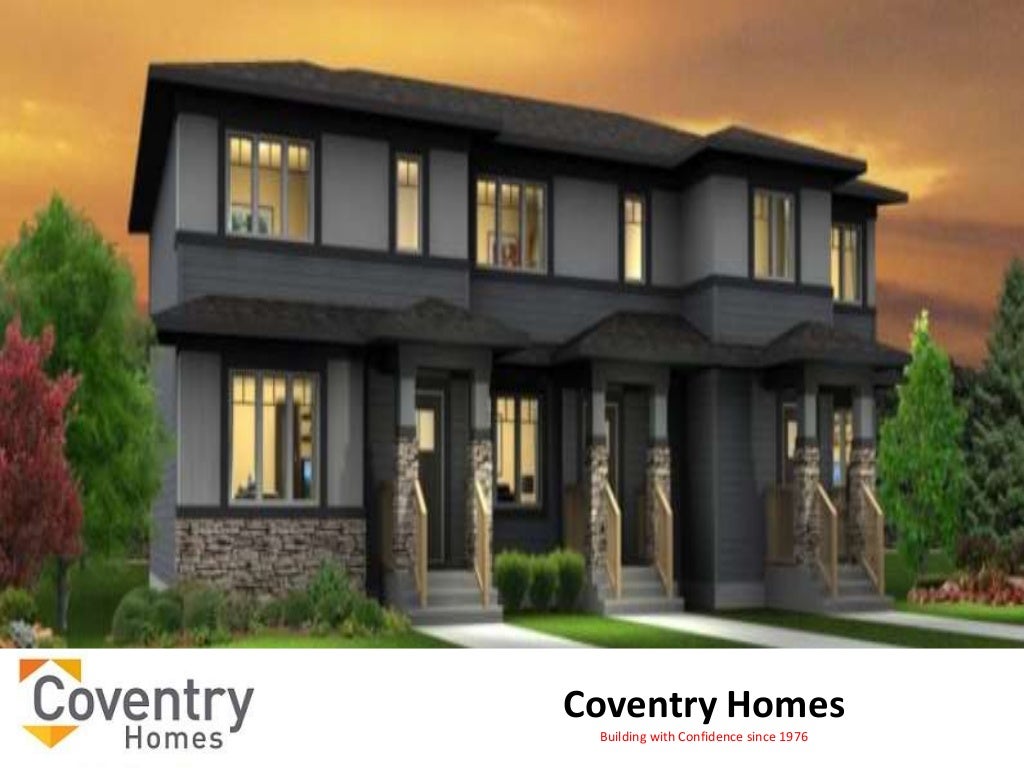 New Home Builders Edmonton Coventry Homes