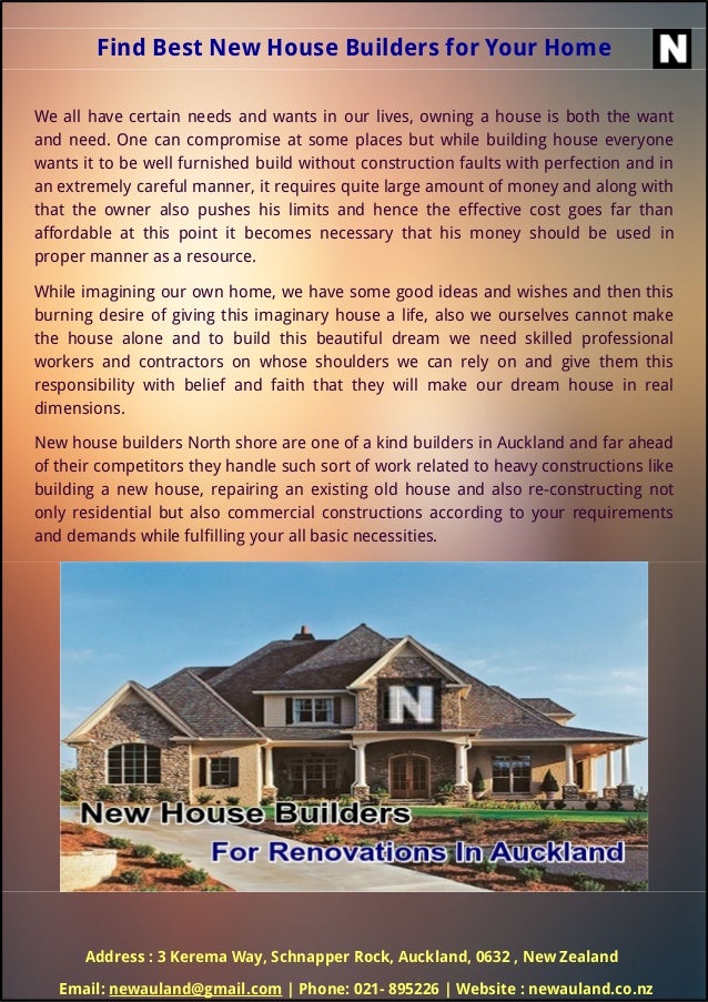 new house builders